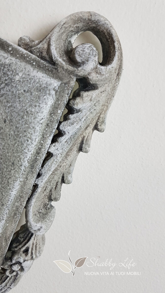 specchiera effetto pietra