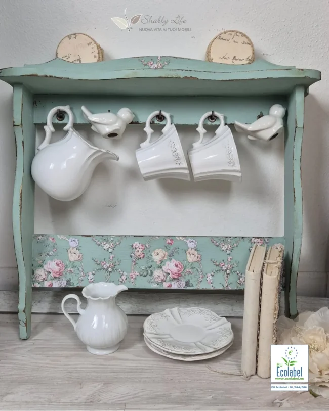 mensola shabby chic romantica